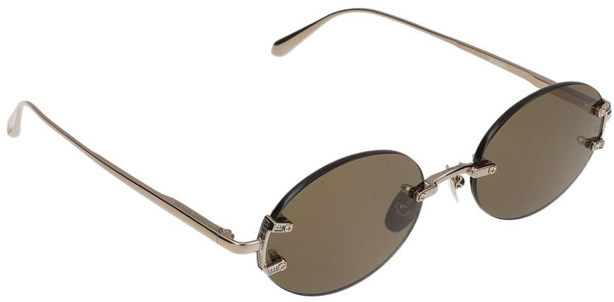 Linda Farrow Sunglasses Linda Farrow LFL1544 Stella C7 White Gold/Silver 51/22/145 Bruin