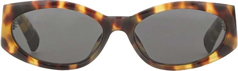 Linda Farrow "Ovalo" Sunglasses Bruin