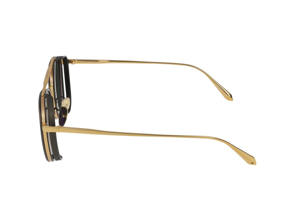 Linda Farrow Sunglasses Linda Farrow LFL1558 Varo C1 Yellow Gold/Light Gold 50/21/145 Grijs