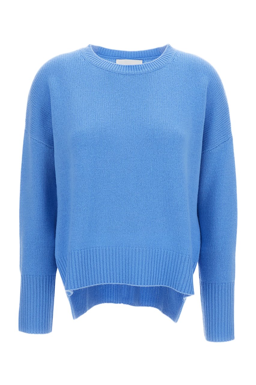 Lisa Yang Light Blue Mila Premium Cashmere Sweater Blauw