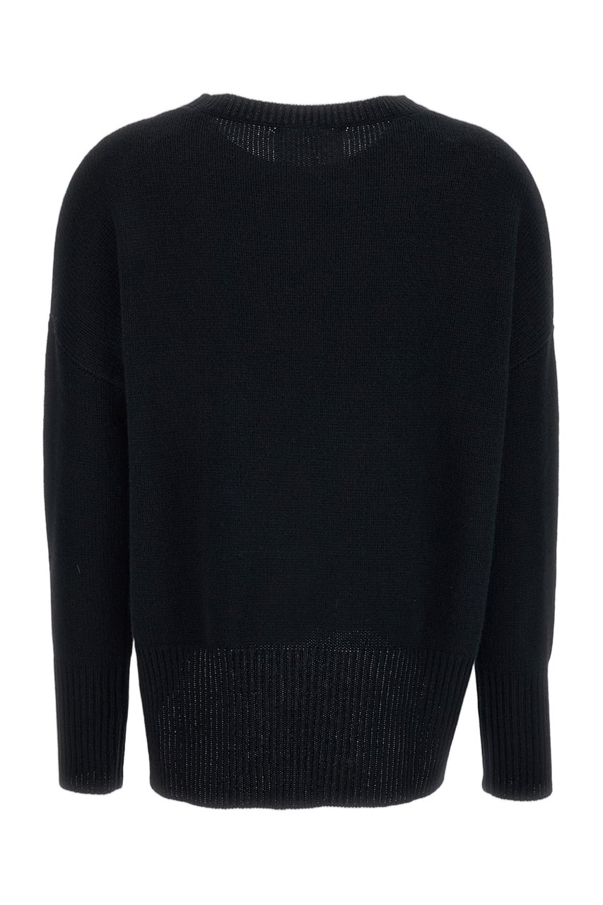 Lisa Yang Black Mila Premium Cashmere Sweater Zwart