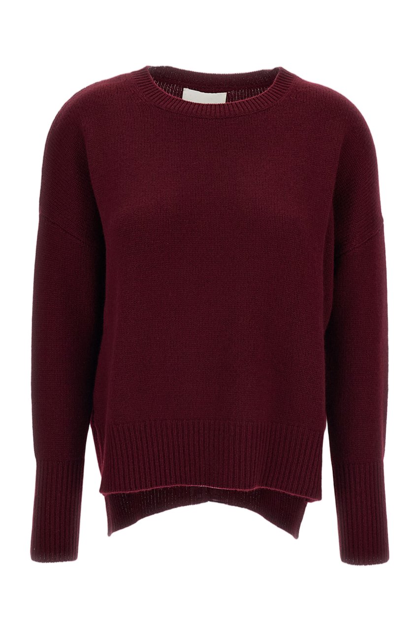 Lisa Yang Red Mila Premium Cashmere Sweater Rood