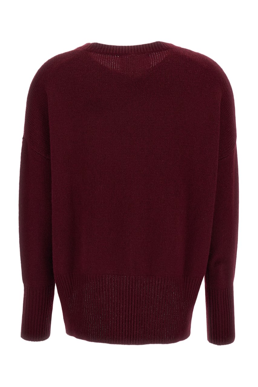 Lisa Yang Red Mila Premium Cashmere Sweater Rood