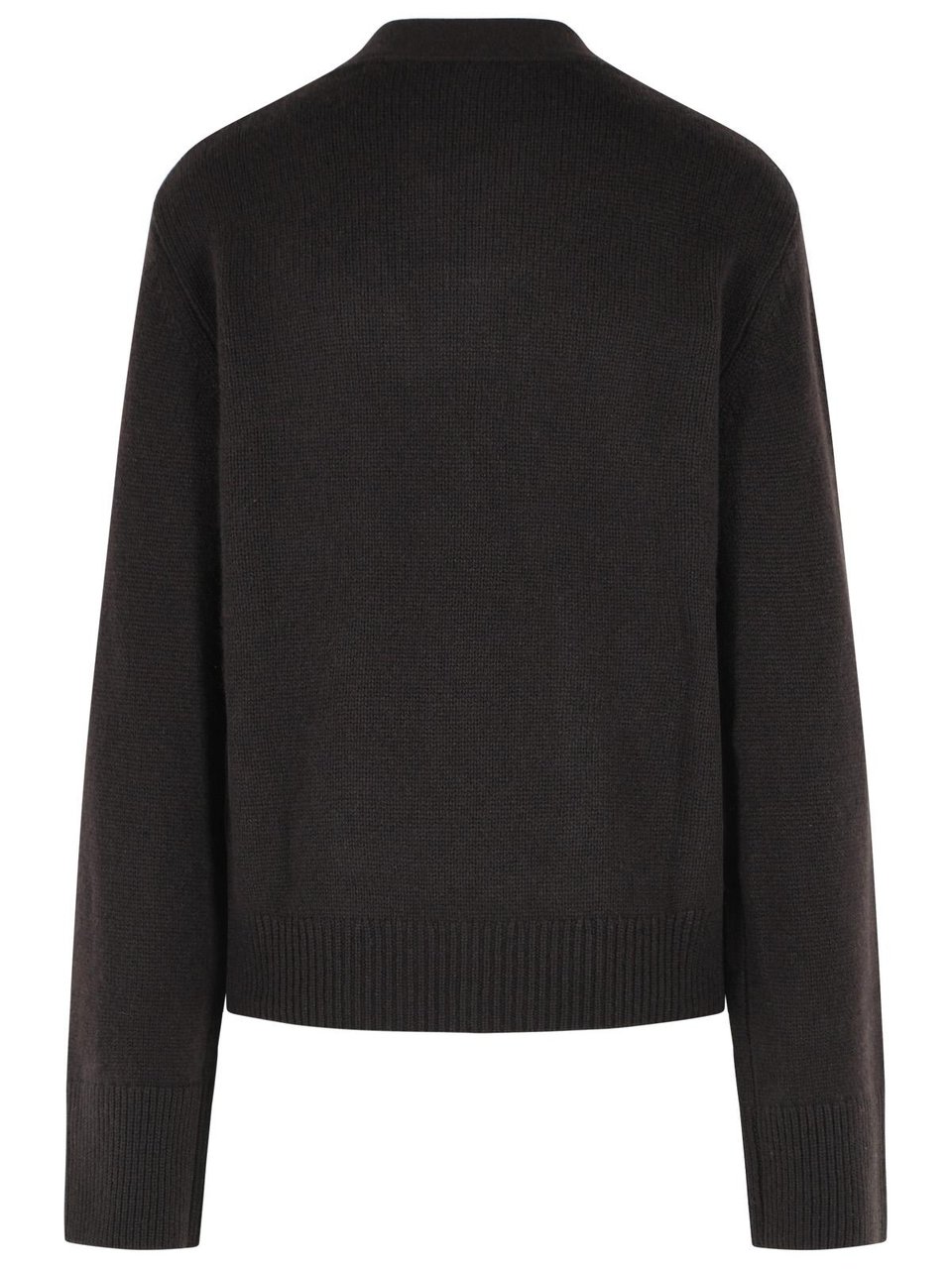 Lisa Yang 'Danni' Dark Brown Cashmere Cardigan Zwart
