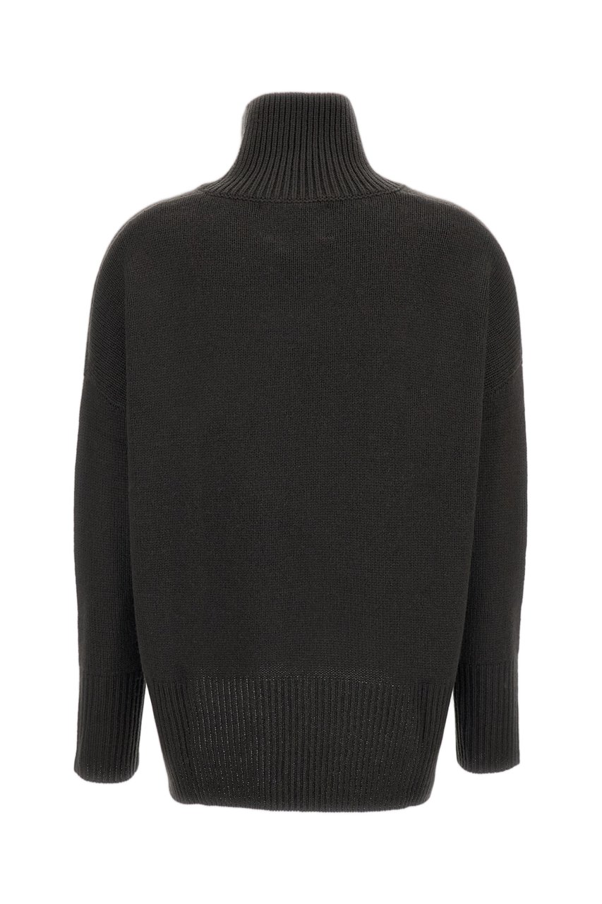 Lisa Yang Green Heidi Heavy-Knit Cashmere Turtleneck Groen