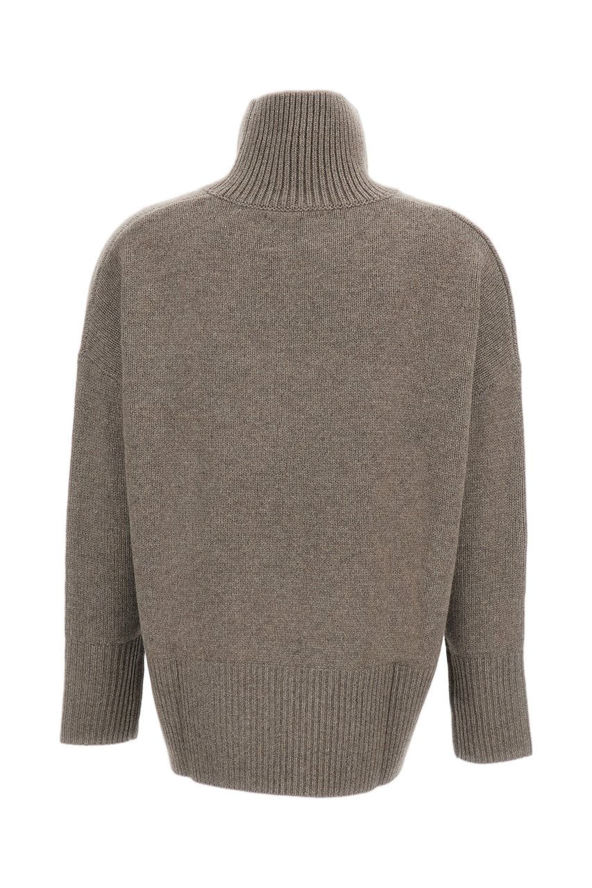 Lisa Yang Beige Heidi Heavy-Knit Cashmere Turtleneck Neutraal