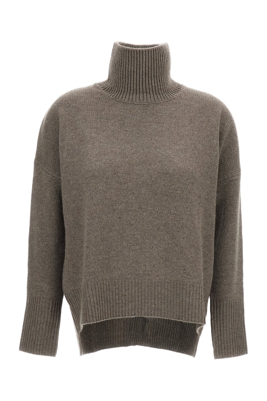 Lisa Yang Beige Heidi Heavy-Knit Cashmere Turtleneck Neutraal