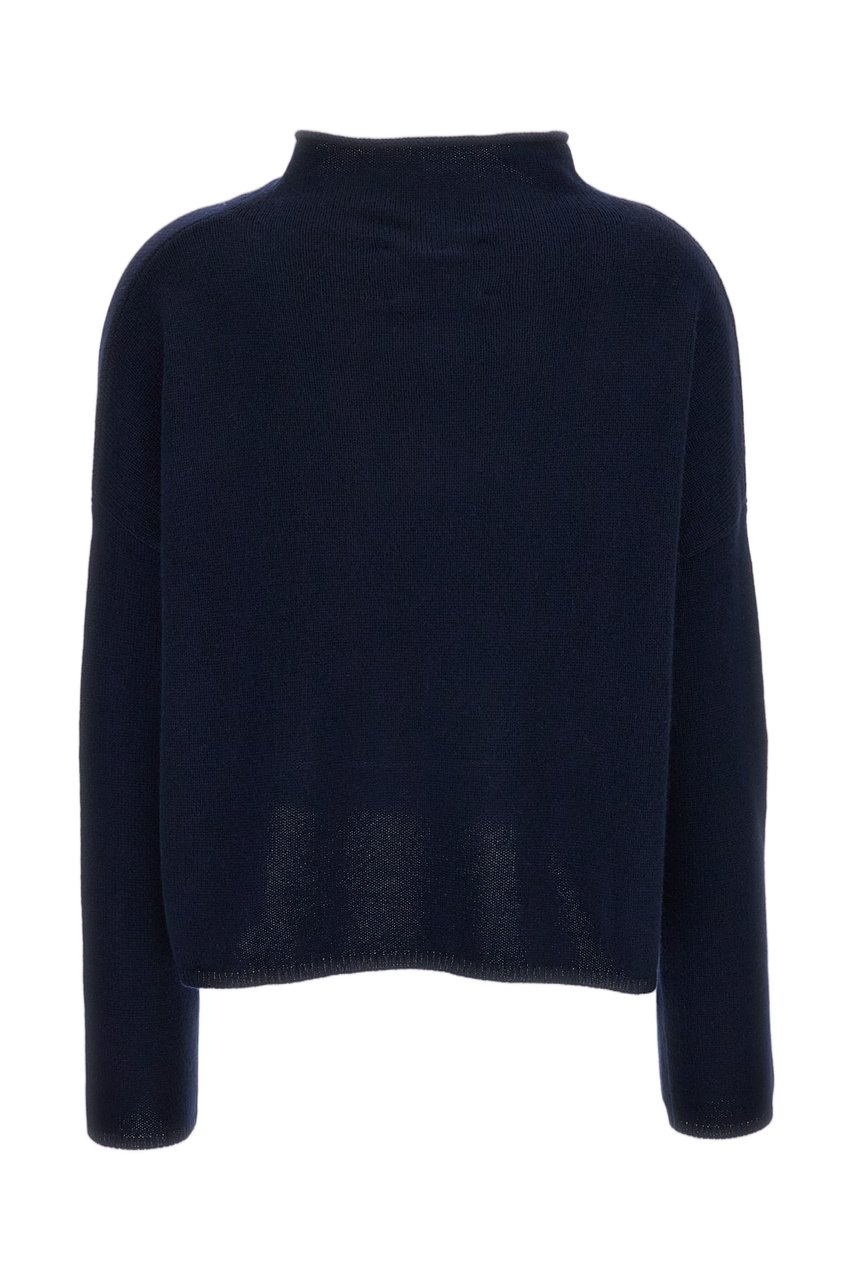 Lisa Yang Blue Sandy Heavy-Knit Cashmere Sweater Blauw