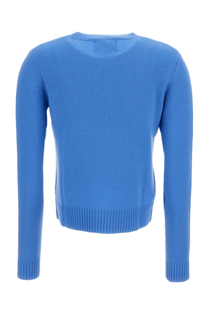 Lisa Yang Light Blue Mable Mid-Weight Cashmere Sweater Blauw