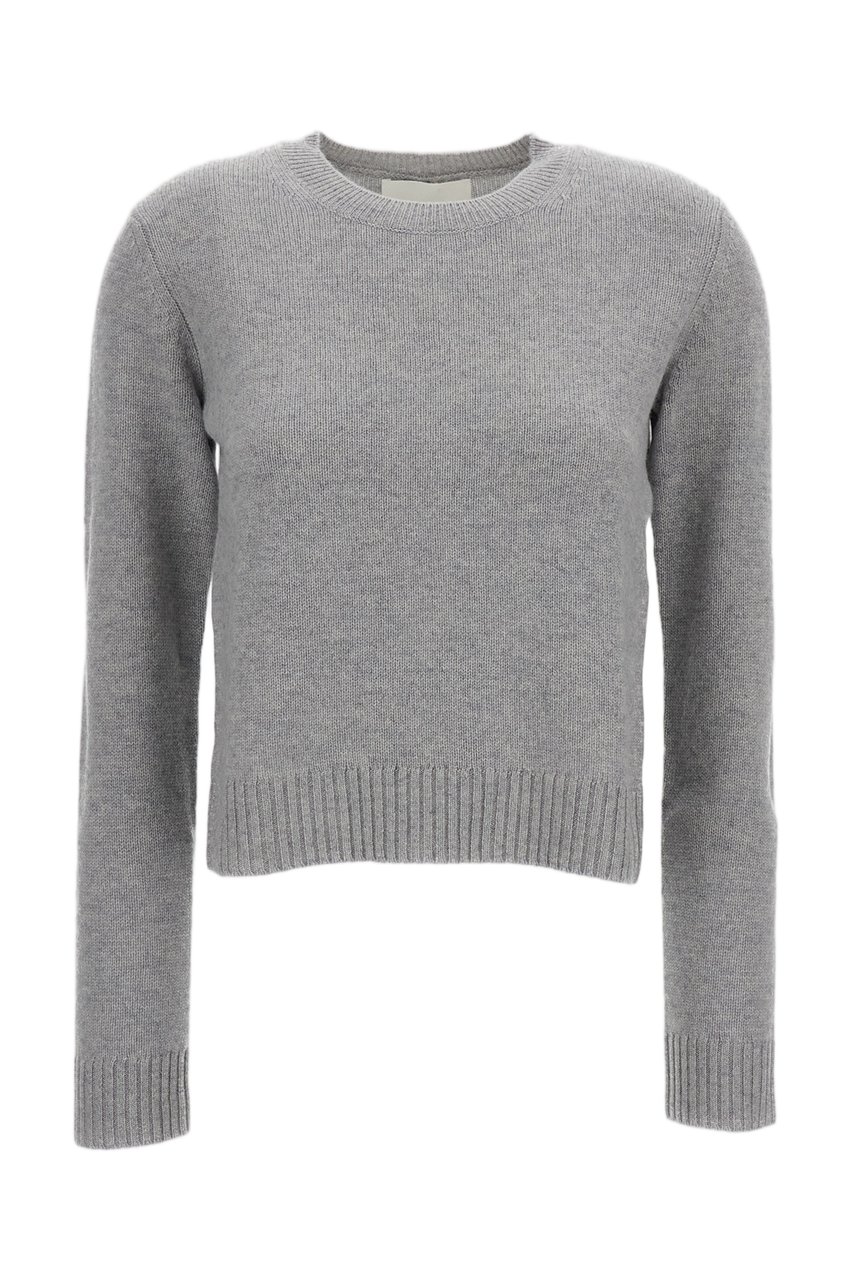 Lisa Yang Grey Mable Mid-Weight Cashmere Sweater Grijs