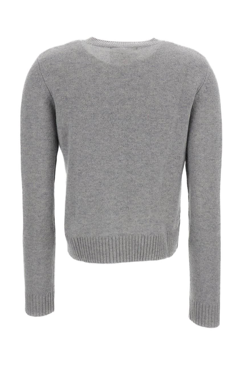 Lisa Yang Grey Mable Mid-Weight Cashmere Sweater Grijs