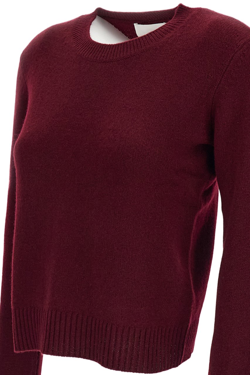 Lisa Yang Red Mable Mid-Weight Cashmere Sweater Rood