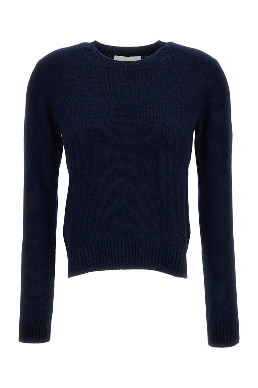 Lisa Yang Blue Mable Mid-Weight Cashmere Sweater Blauw