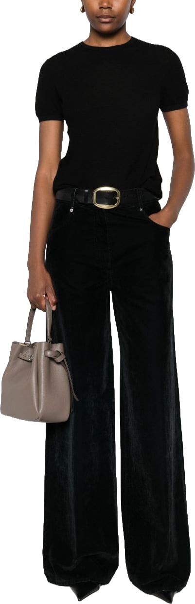 Lisa Yang T-Shirts And Polos Black Zwart