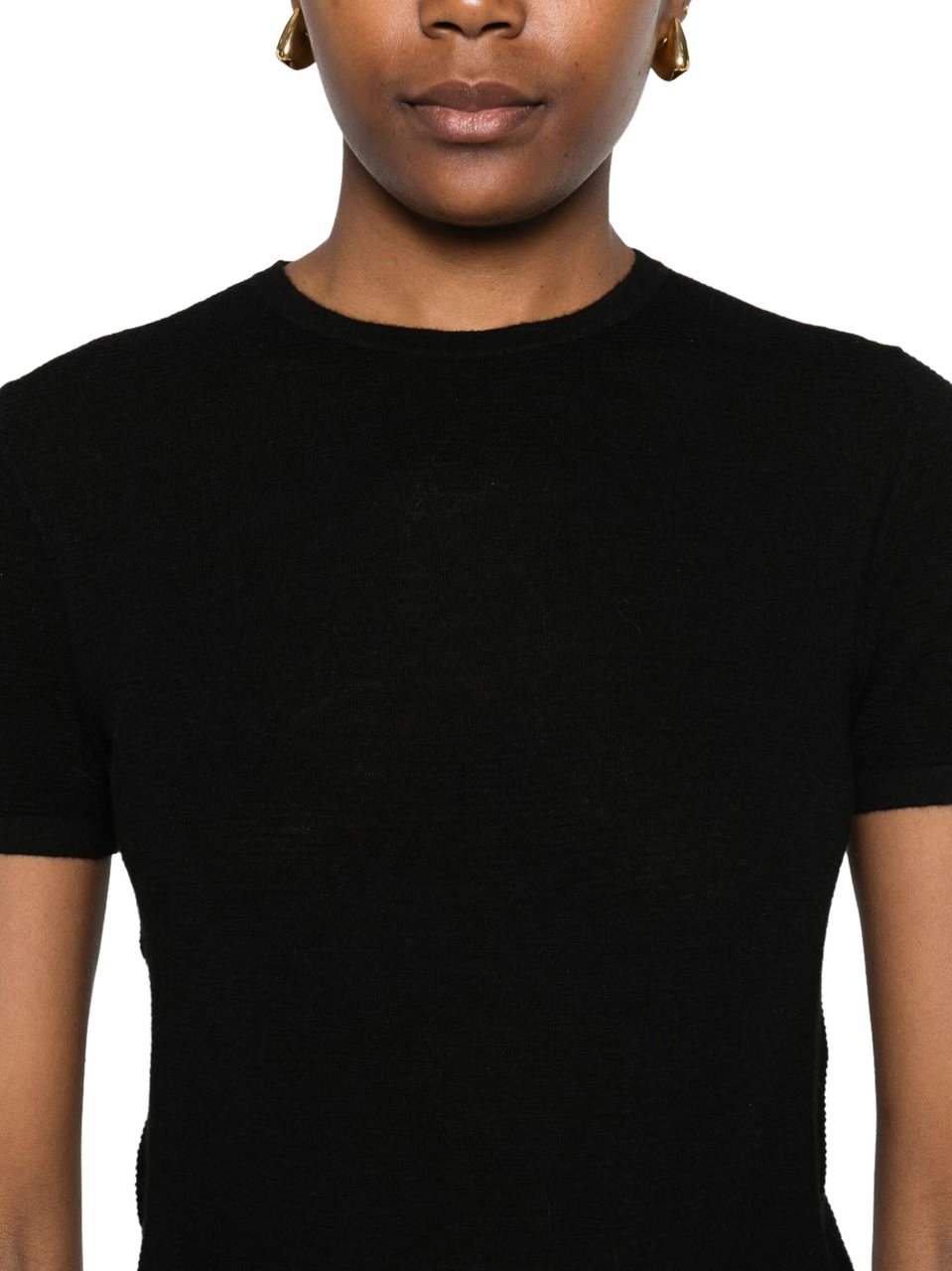 Lisa Yang T-Shirts And Polos Black Zwart