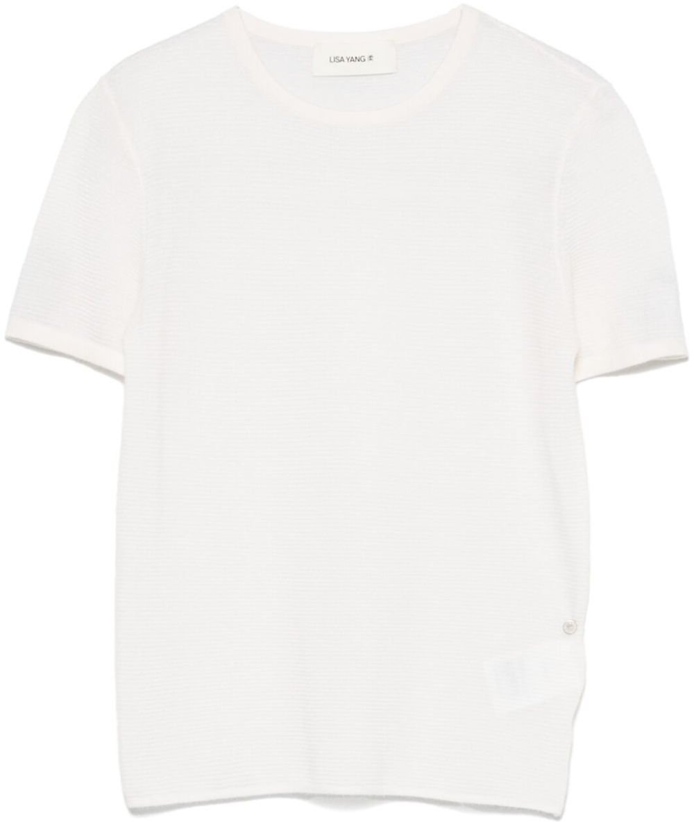 Lisa Yang T-Shirts And Polos Ivory Wit