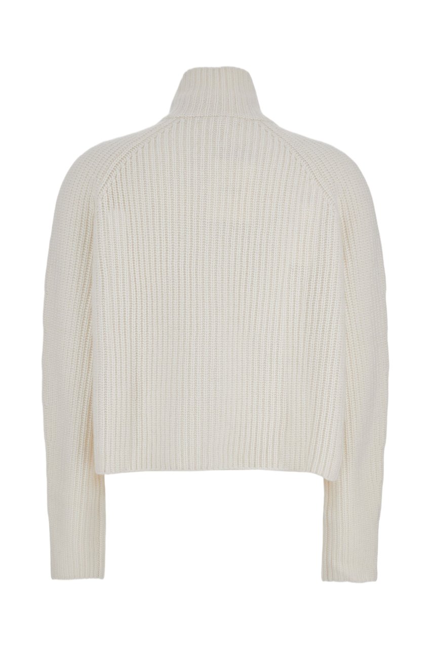 Lisa Yang Heavy-Knit Cashmere Cardigan with Two-Way Zip Closure Wit