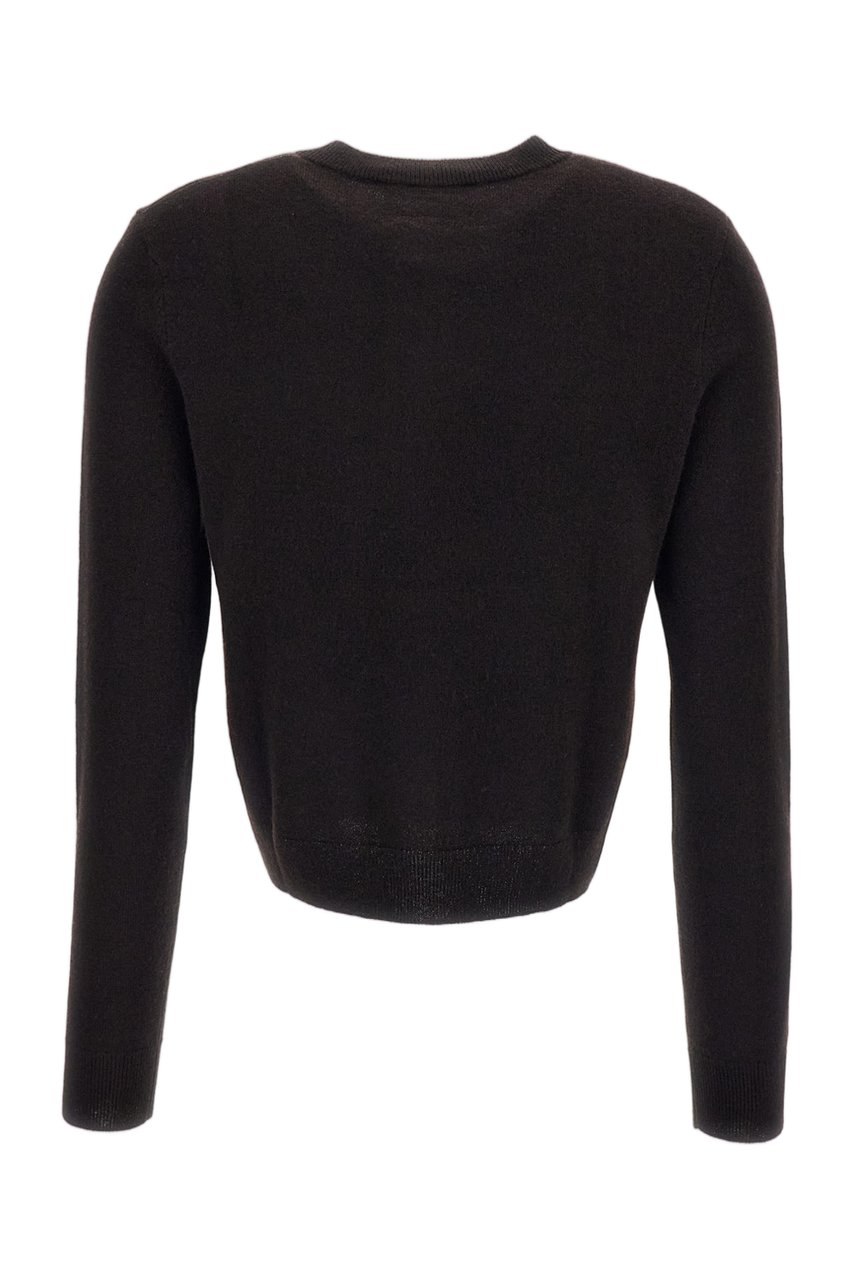 Lisa Yang Brown Wilona Cropped Cashmere Cardigan Bruin