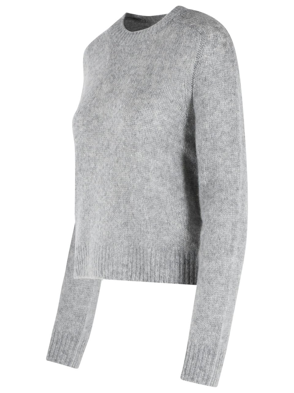 Lisa Yang 'Solene' Grey Cotton And Cashmere Sweater Wit