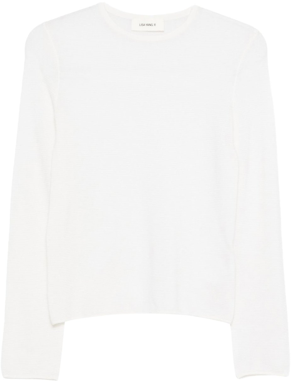 Lisa Yang Sweaters Ivory Wit