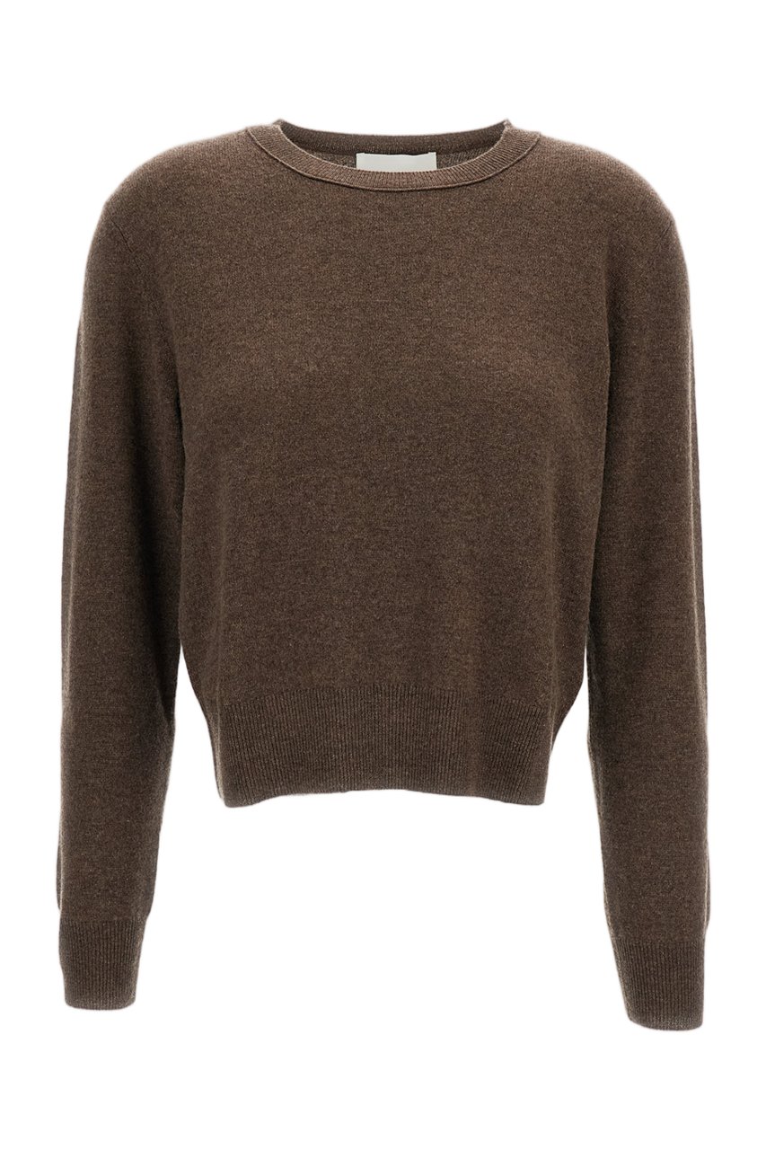 Lisa Yang Brown Greer Mid-Weight Cashmere Sweater Bruin