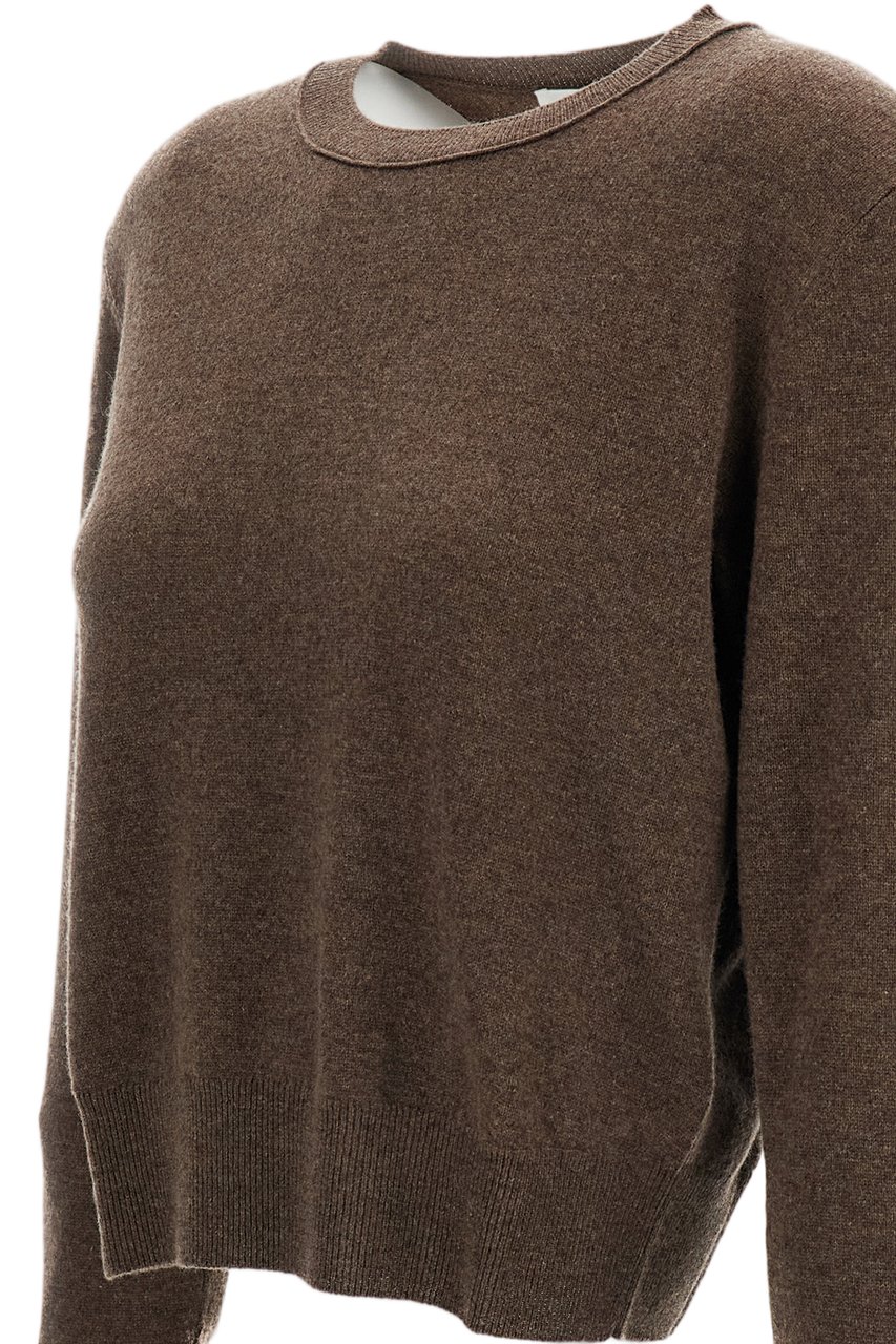 Lisa Yang Brown Greer Mid-Weight Cashmere Sweater Bruin
