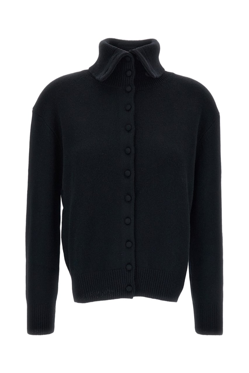 Lisa Yang Black Denie Cashmere Cardigan Zwart