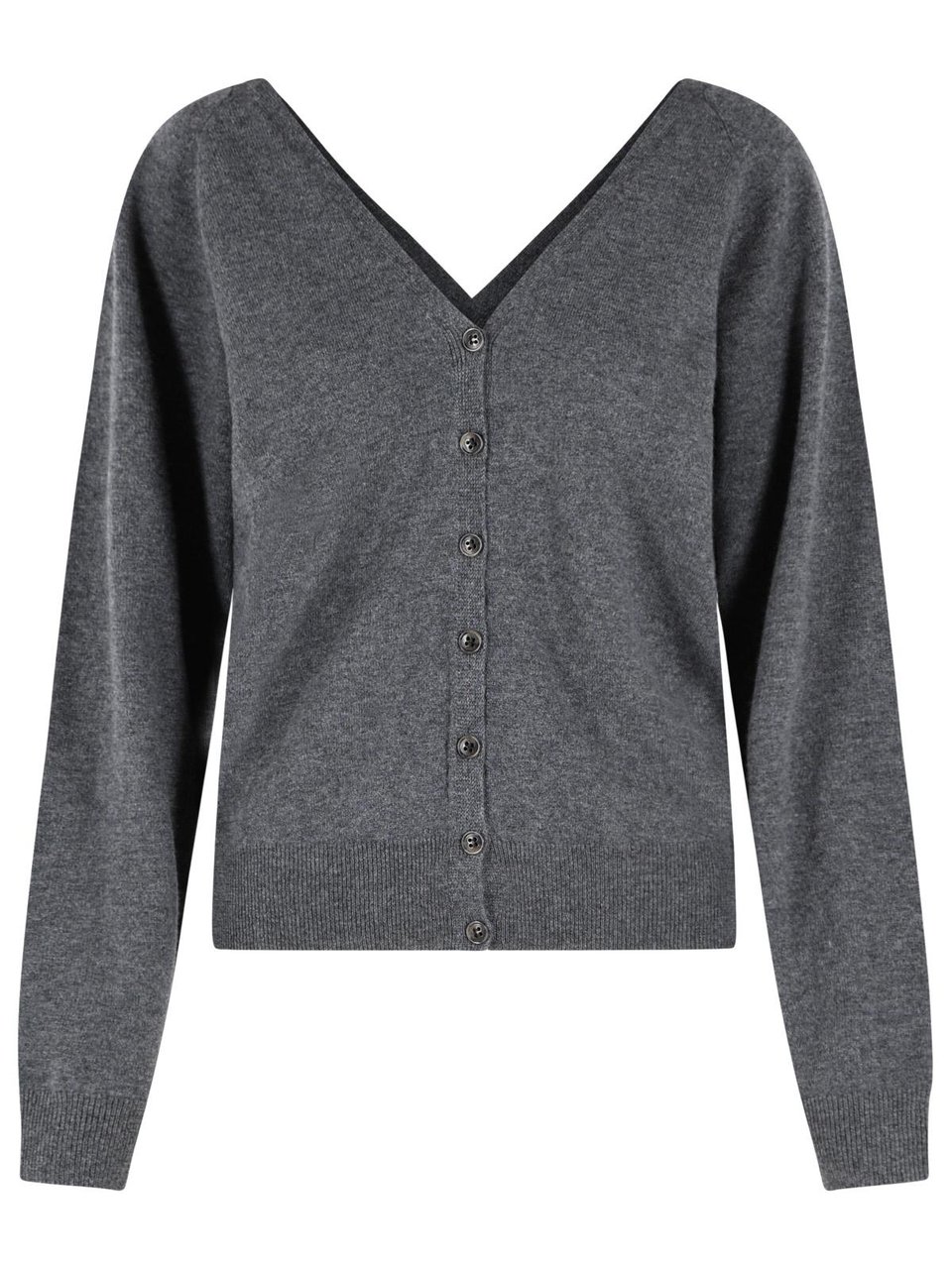 Lisa Yang 'Jiani' Grey Cashmere Cardigan Grijs