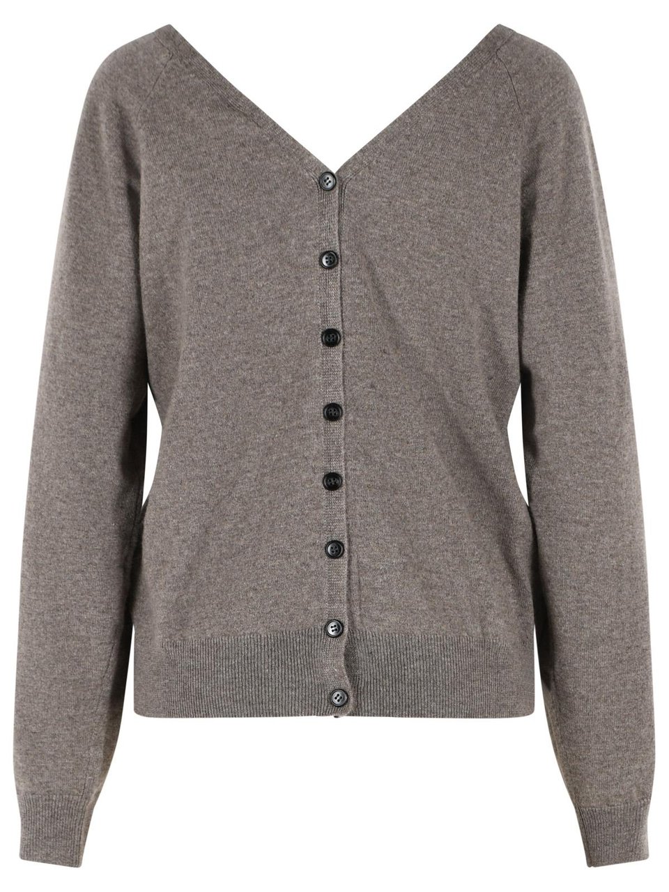 Lisa Yang 'Jiani' Cardigan In Beige Truffle Cashmere Grijs
