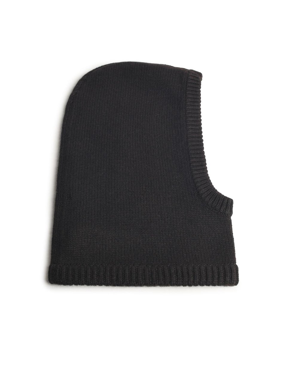 Lisa Yang Balacava 'Astri' In Dark Brown Cashmere Zwart