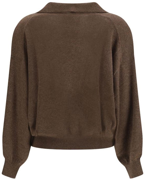 Lisa Yang Brown Cashmere Sweatshirt Bruin