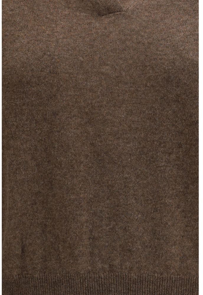 Lisa Yang Brown Cashmere Sweatshirt Bruin
