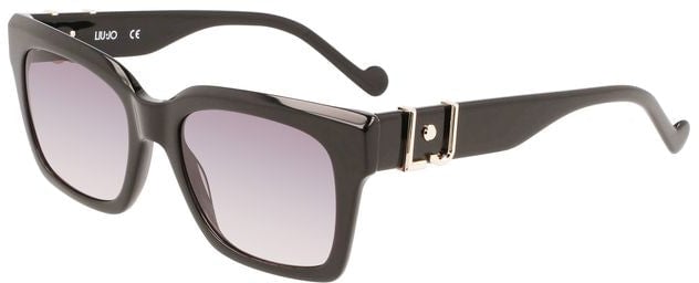Liu Jo Liu Jo Black Acetate Women Sunglasses Zwart