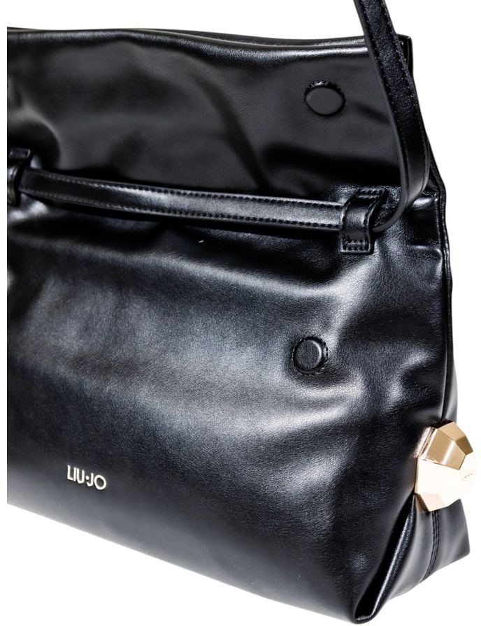 Liu Jo Liu Jo Black Polyethylene Clutch Bag Zwart