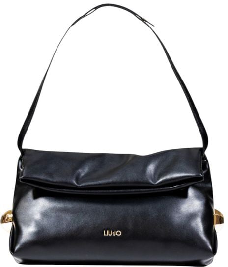 Liu Jo Liu Jo Black Polyethylene Clutch Bag Zwart
