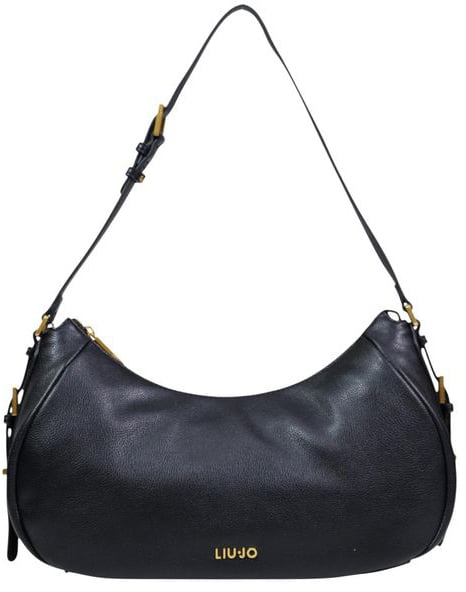 Liu Jo Liu Jo Black Artificial Leather Handbag Zwart