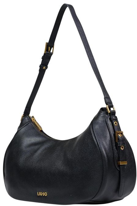 Liu Jo Liu Jo Black Artificial Leather Handbag Zwart