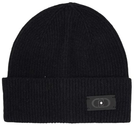 Liu Jo Liu Jo Black Polyester Beanie Zwart