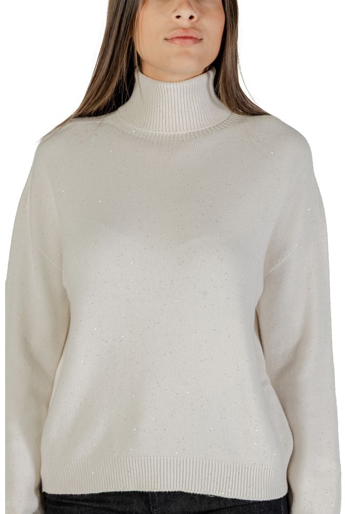 Liu Jo White Viscose Sweatshirt Groen