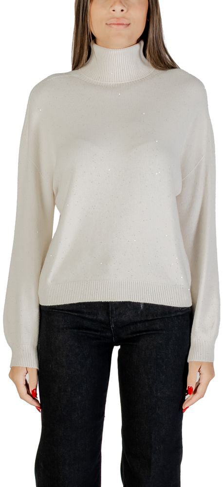 Liu Jo White Viscose Sweatshirt Groen