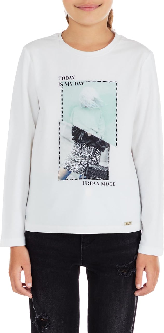 Liu Jo Meisjes T-shirt Wit
