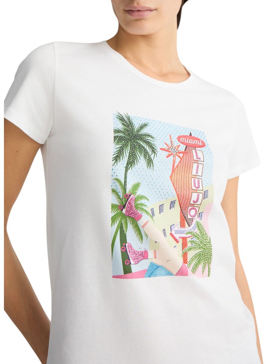 Liu Jo Dames T-shirt Wit
