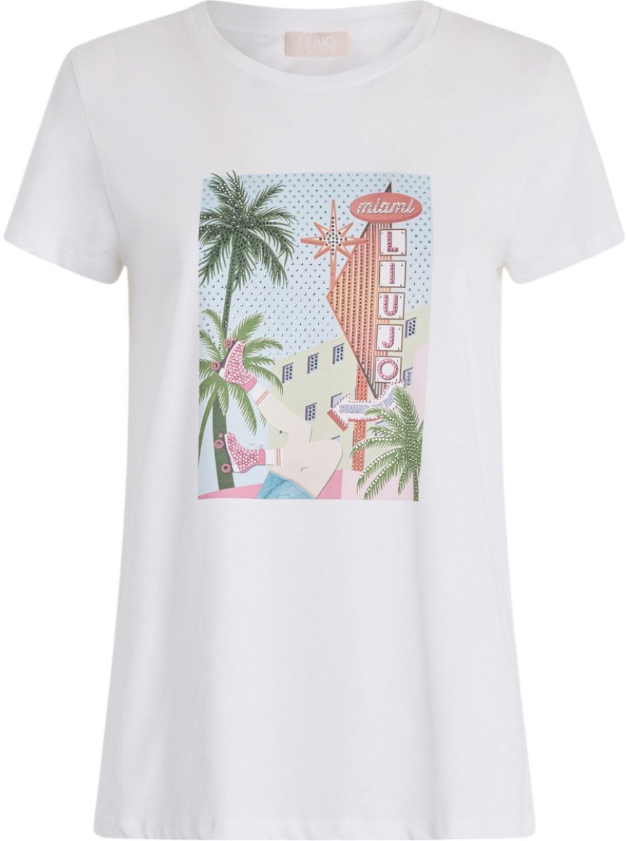 Liu Jo Dames T-shirt Wit