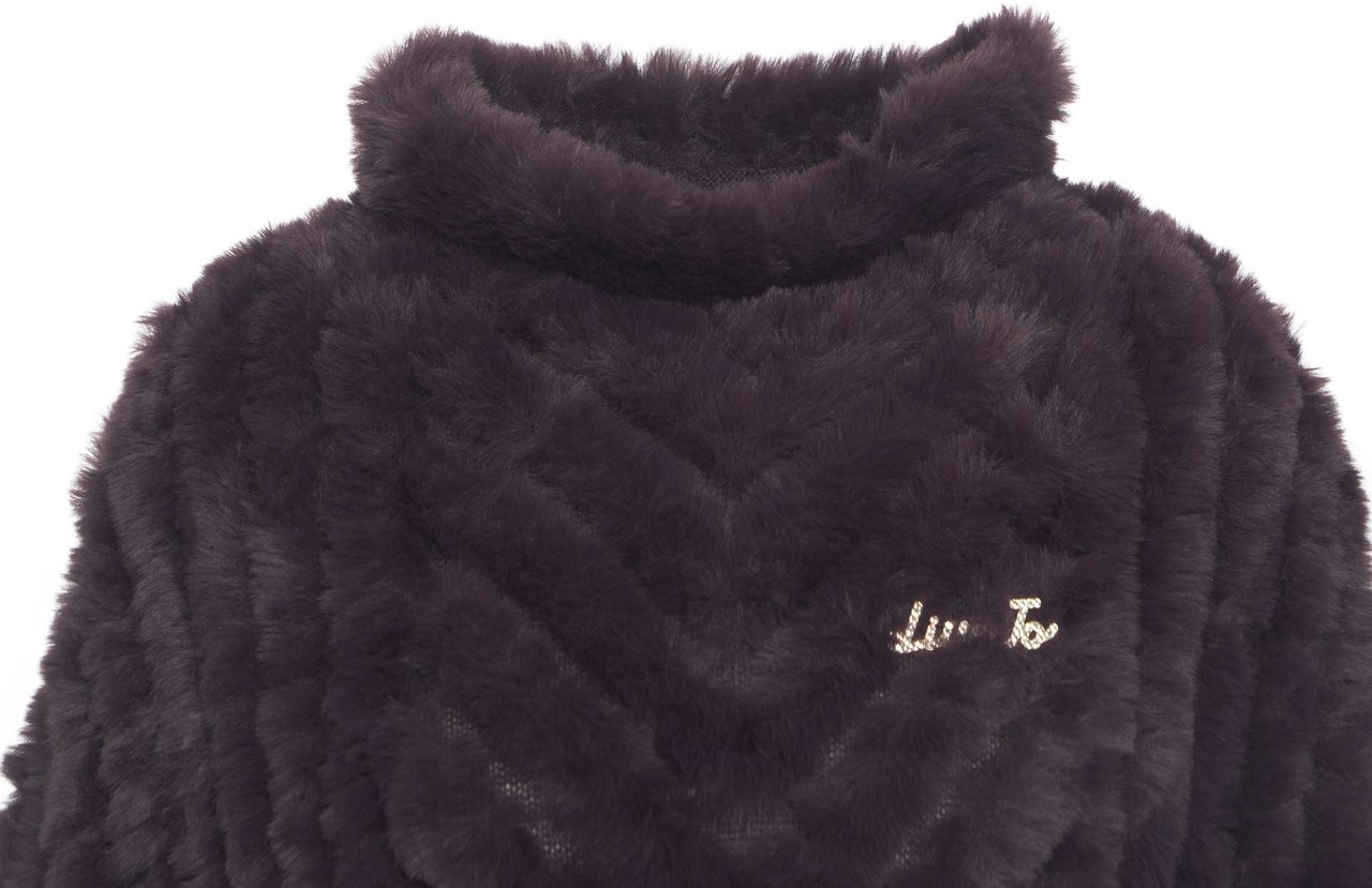 Liu Jo Faux fur cape Paars