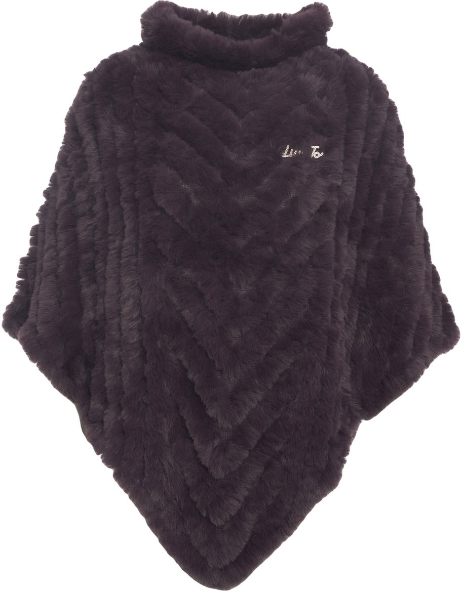 Liu Jo Faux fur cape Paars