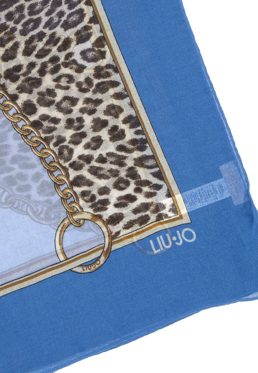 Liu Jo Scarfs Blue Blauw