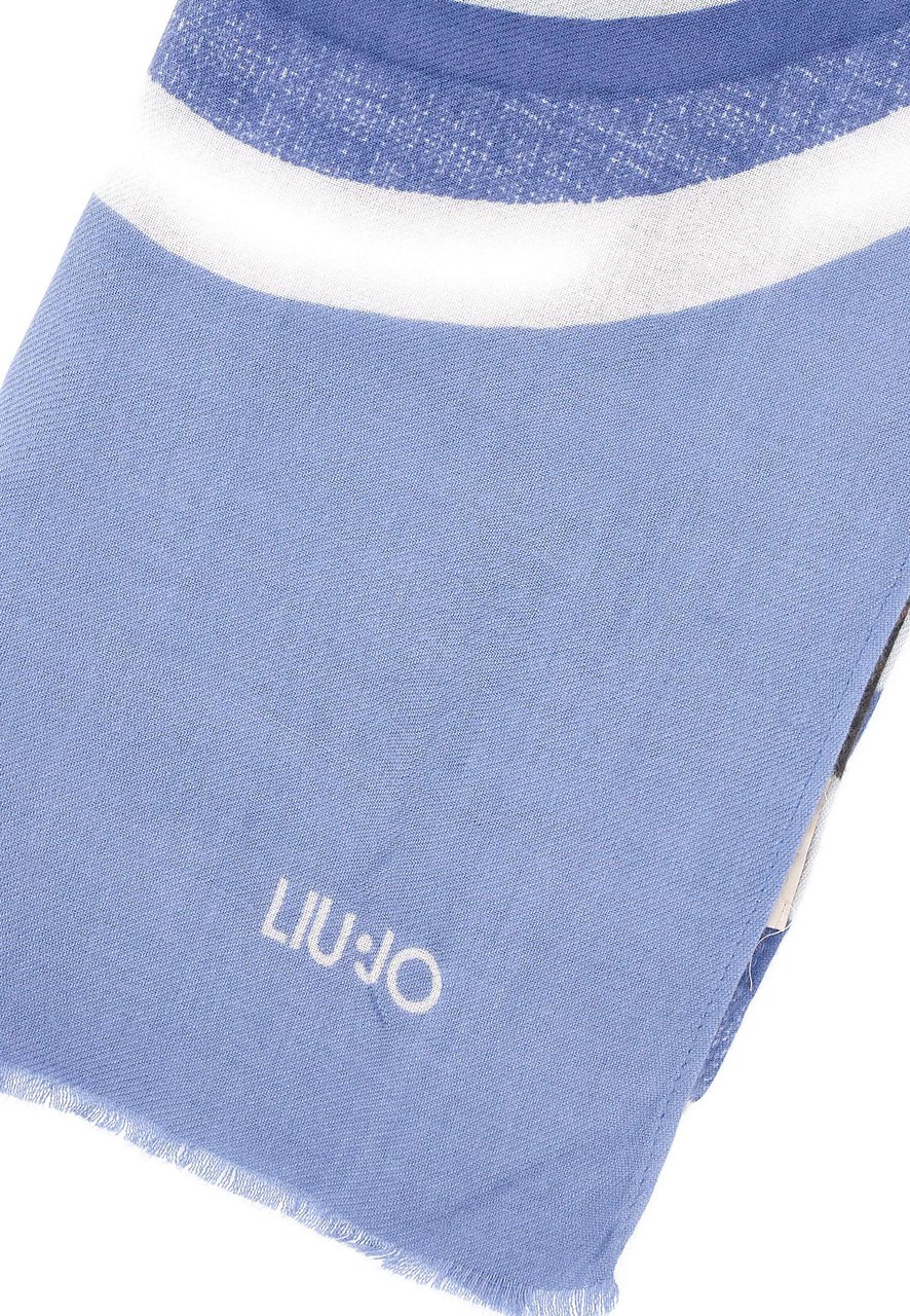 Liu Jo Scarfs Blue Blauw