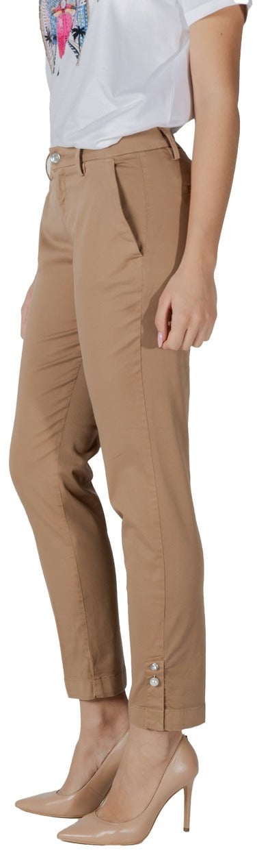 Liu Jo Women Trousers Beige