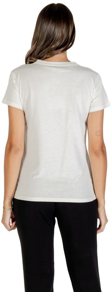 Liu Jo White Cotton T-Shirt Wit