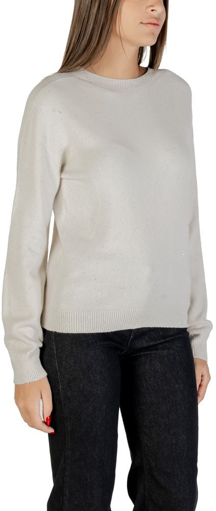 Liu Jo White Viscose Sweatshirt Wit